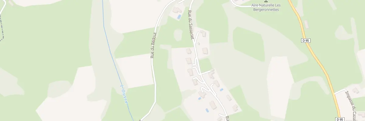 Plan du 8 Rue du Sasseriet à Bartrès