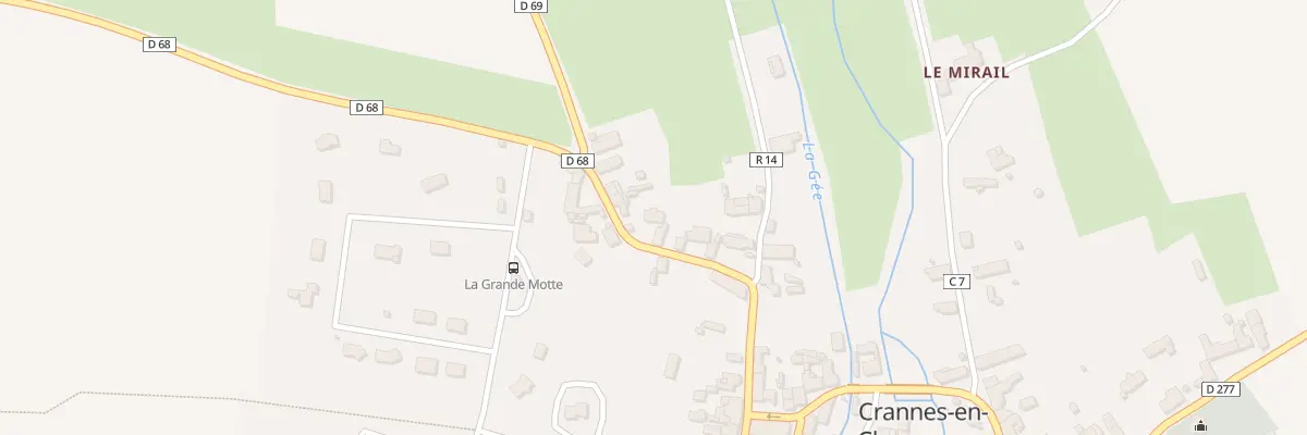 Plan du 10 Rue des Logis à Crannes-en-Champagne