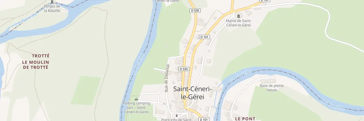 Plan du 15 Rte de St Pierre des Nids à Saint-Céneri-le-Gérei