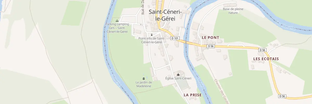 Plan du 47 Rue de l’Eglise à Saint-Céneri-le-Gérei