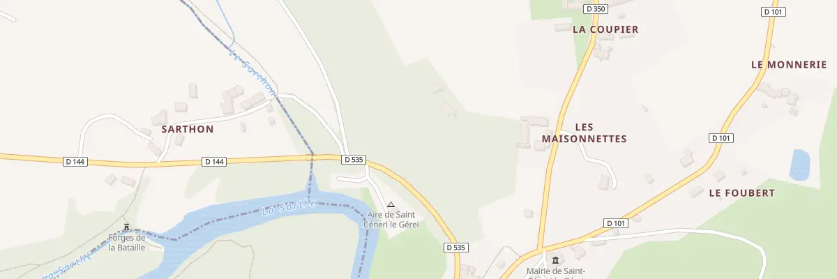 Plan du 53 La Maisonnette à Saint-Céneri-le-Gérei