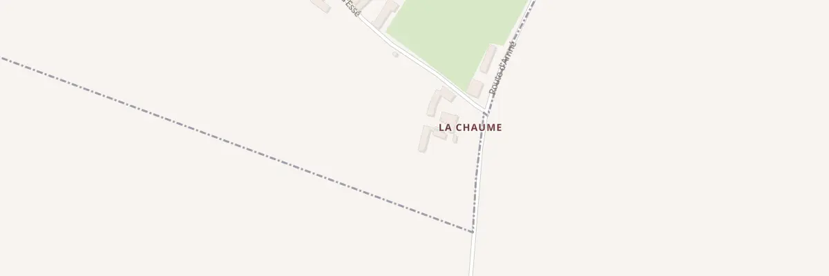 Plan du 2540 Rte D Amne à Bernay-Neuvy-en-Champagne