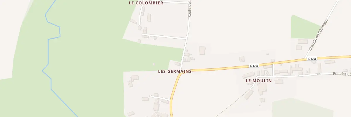 Plan du 1 Rte des Grands Prés à Crocy