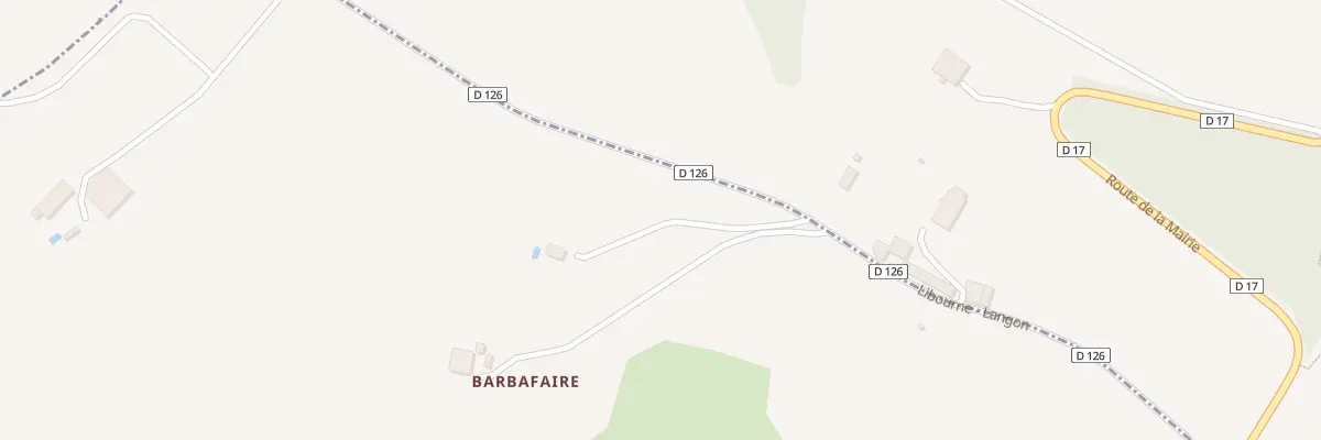 Plan du 1367 Rte de Petrus à Ruch