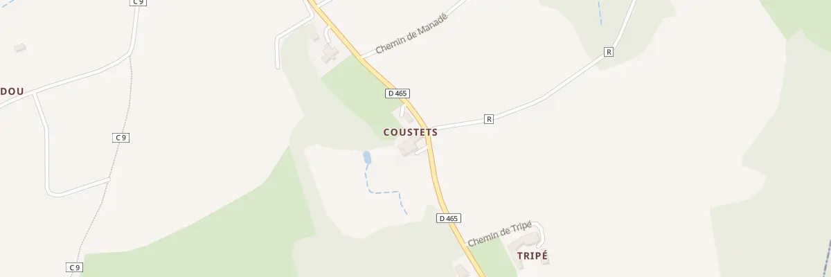 Plan du 683 Rte de Cannet à Saint-Lanne
