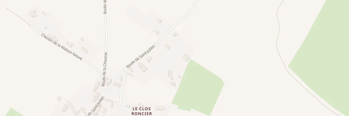 Plan du 5208A Rte de Saint-Julien à Amné