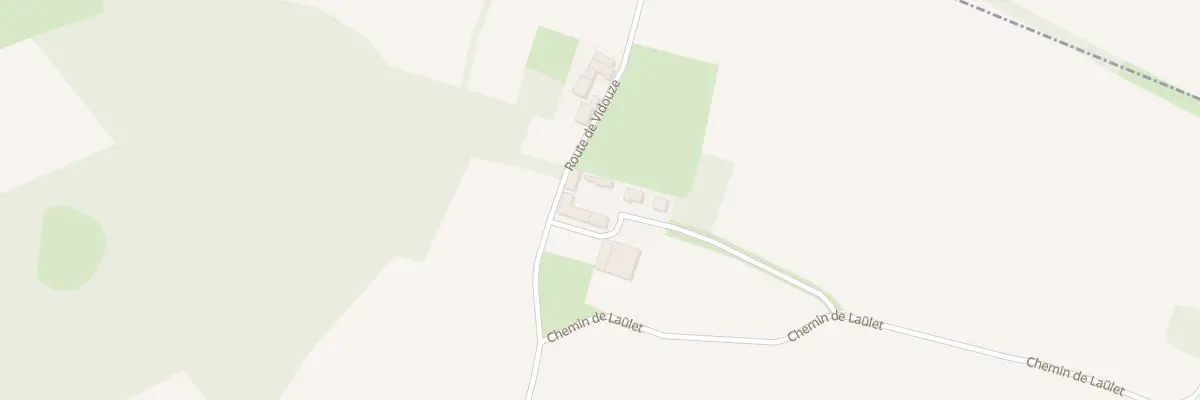 Plan du 190 Rte de Vidouze à Bentayou-Sérée