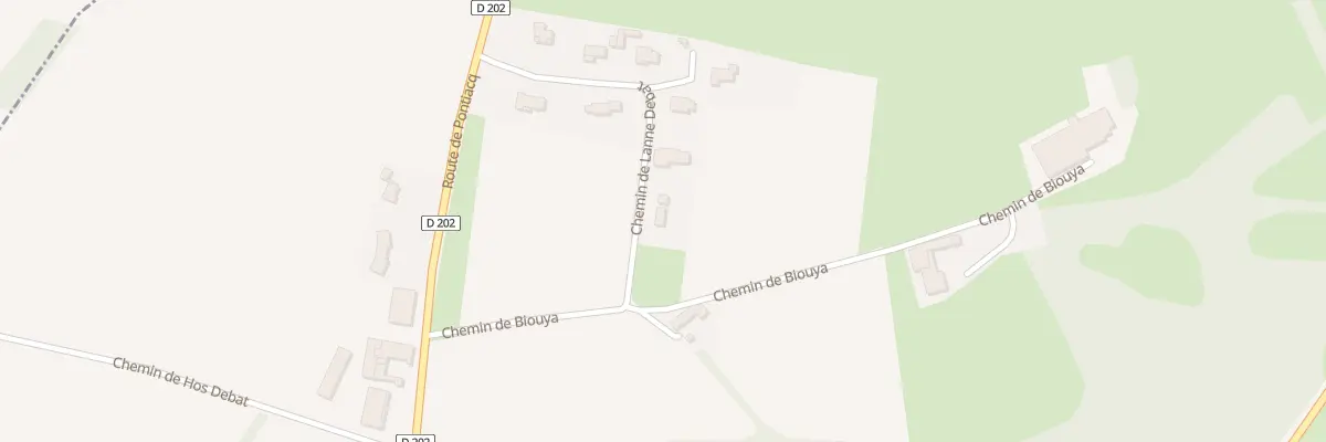 Plan du 11 Che de Lanne Debat à Ponson-Dessus