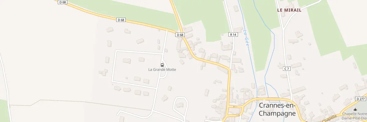 Plan du 13 Rue des Logis à Crannes-en-Champagne