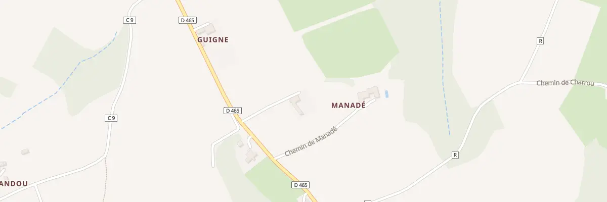 Plan du 998 Rte de Cannet à Saint-Lanne