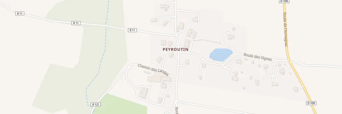 Plan du 70 Rte de Peyroutin à Larée