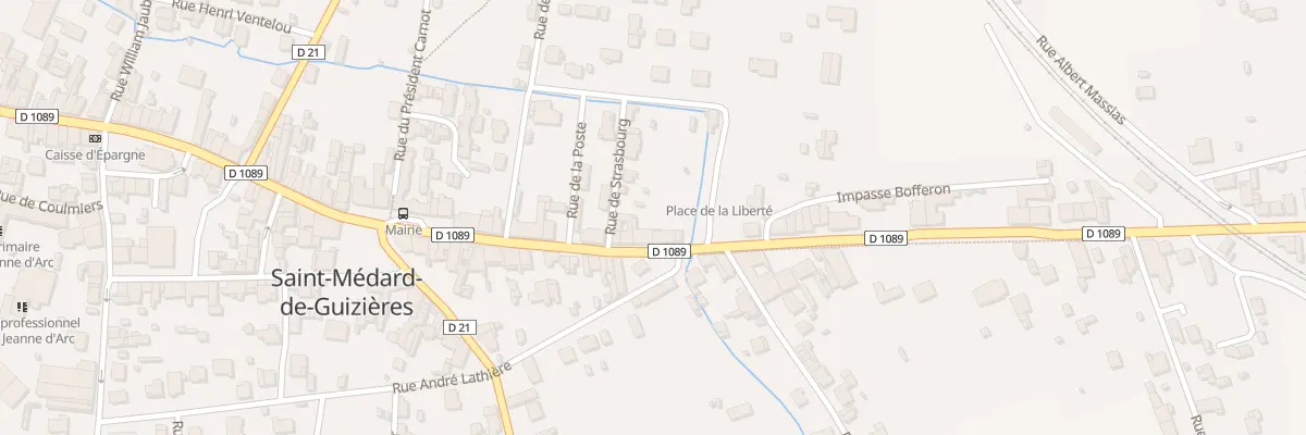 Plan du 42 Rue de la République à Saint-Médard-de-Guizières