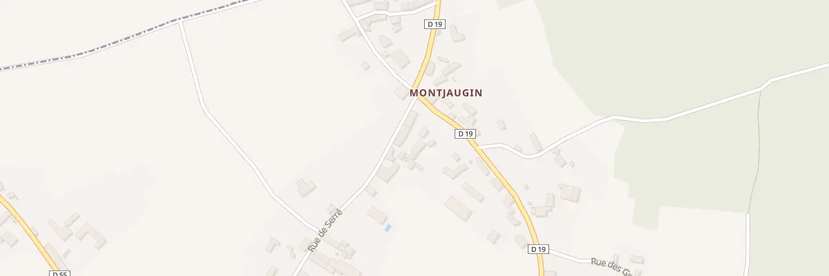 Plan du 9 Montjaugin à Ternay