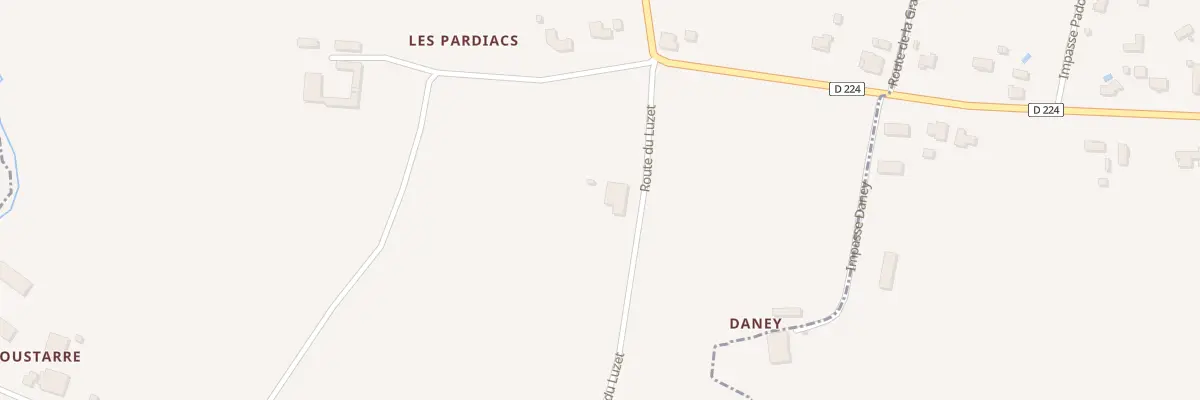 Plan du 1 Blanquet à Blaignac