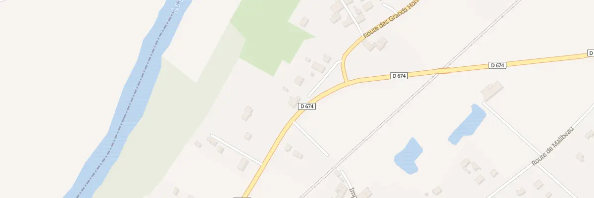 Plan du 18 Grands Horruts aux Églisottes-et-Chalaures