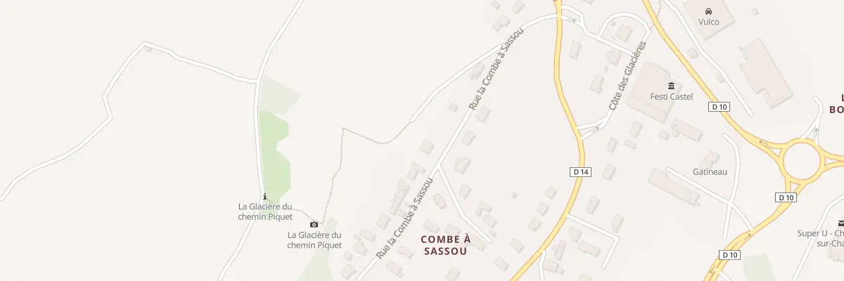 Plan du 8 Combe A Sassou à Châteauneuf-sur-Charente