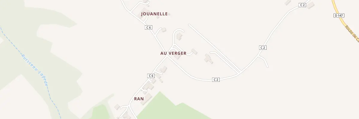 Plan du 15 Rte de Jouanelle à Caupenne-d’Armagnac