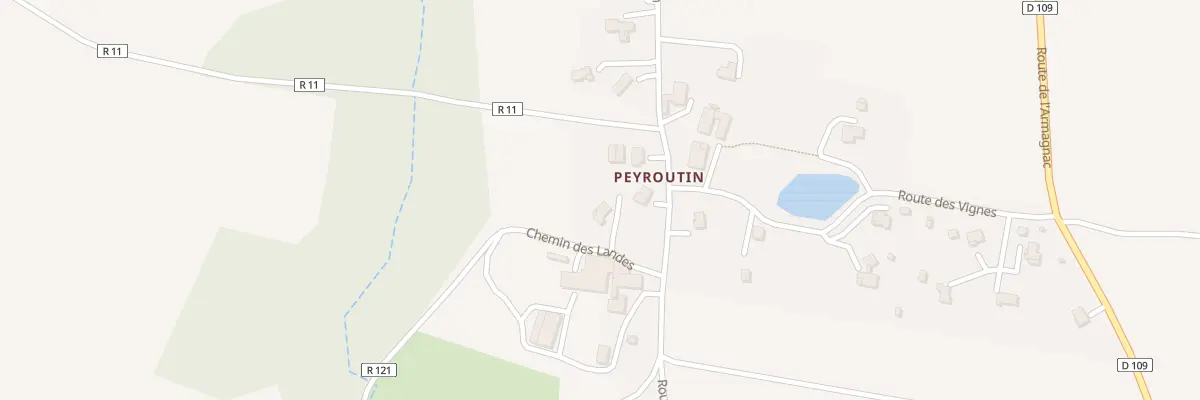 Plan du 5135 Caillaou à Larée