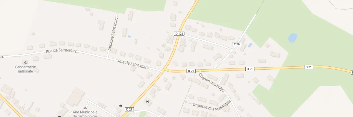 Plan du 1 Rue de Sanxay à Ménigoute