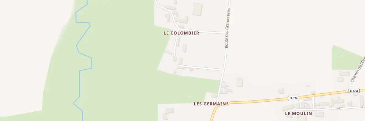 Plan du 2 Imp des Boutons d’Or à Crocy