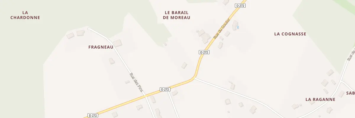 Plan du 5123B Fragneau à La Barde