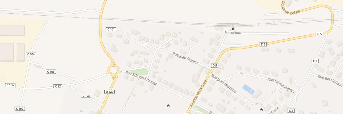 Plan du 15 Rue Jean Moulin à Pamproux