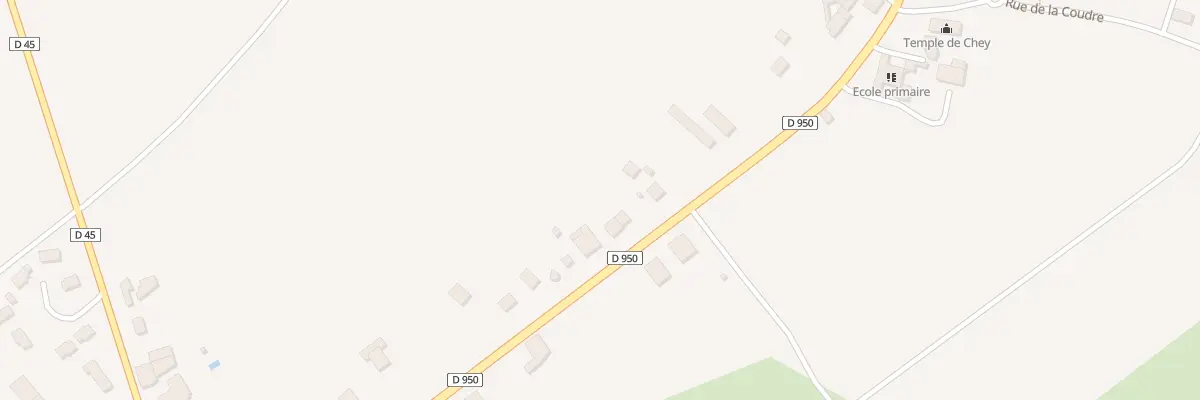 Plan du 25 Rte de Poitiers à Chey