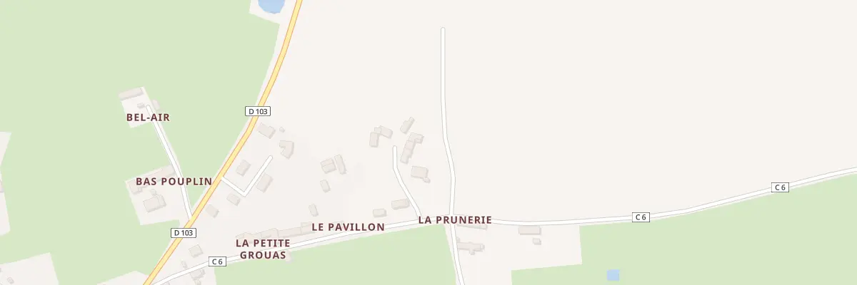 Plan du 5210 La Prunerie à Crissé