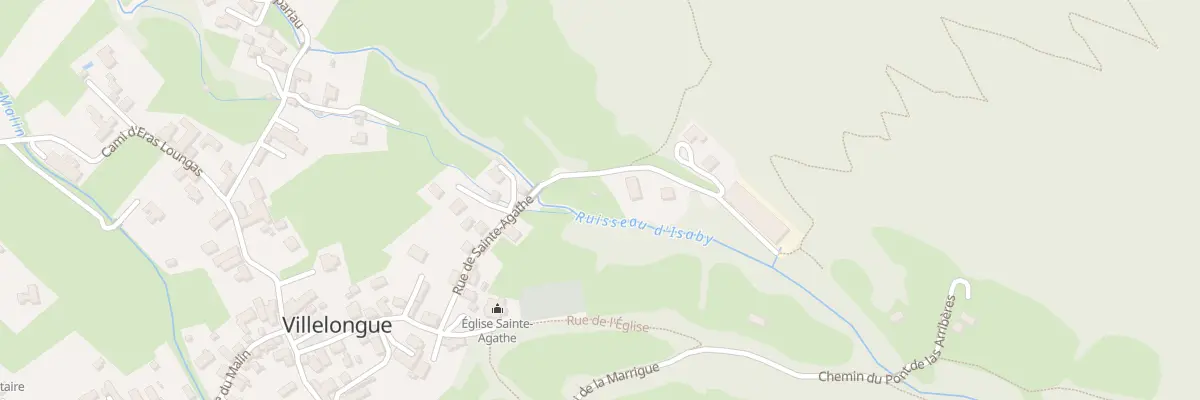 Plan du 16 Rue de Ste Agathe à Villelongue