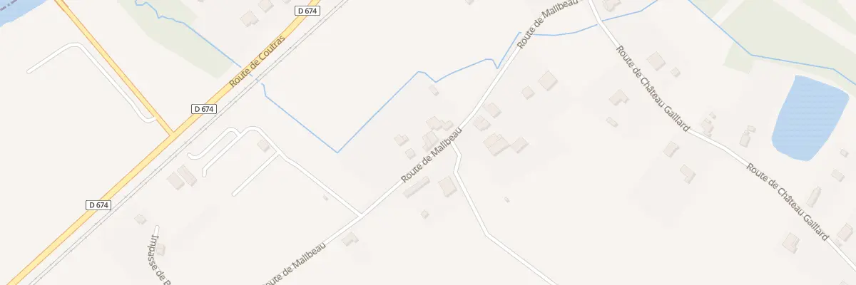 Plan du 496 Petit Horrut aux Églisottes-et-Chalaures