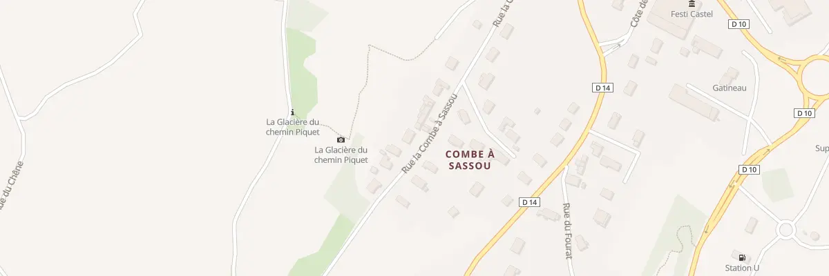 Plan du 18 Rue la Combe a Sassou à Châteauneuf-sur-Charente