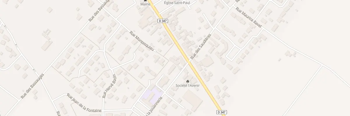 Plan du 8 Rue Nationale à Vivy