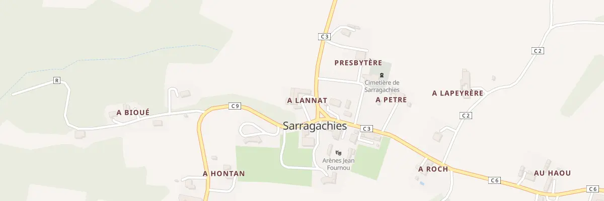 Plan du 5097 A Lannat à Sarragachies