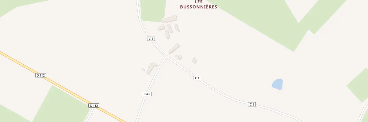 Plan du 2 Les Bussonnieres à Sougé-le-Ganelon
