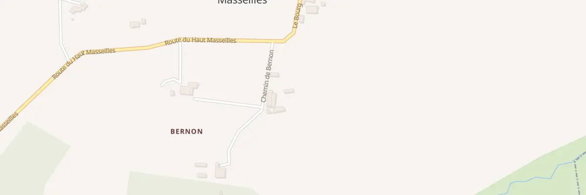 Plan du 14 Le Bourg à Masseilles