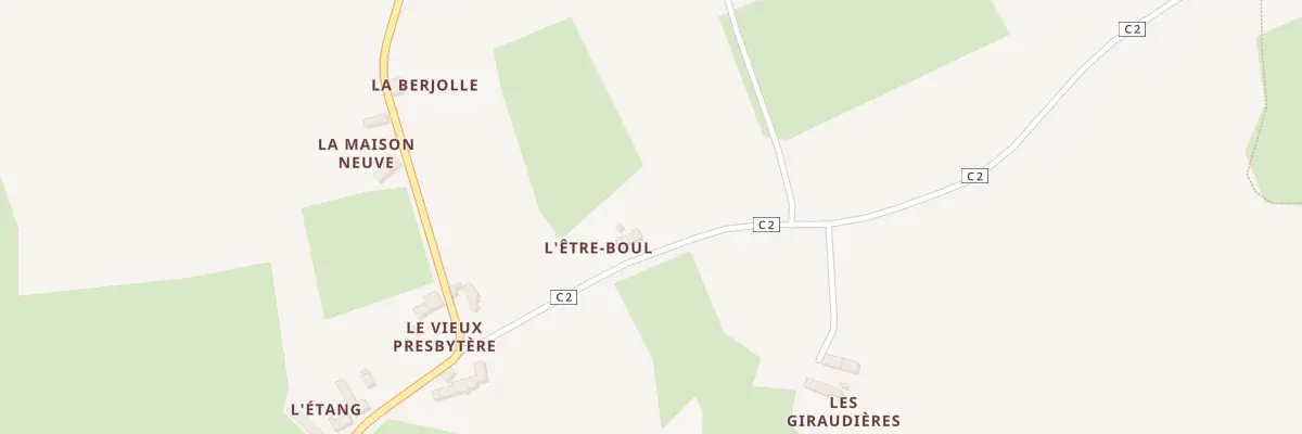 Plan du 1 L’Etre Boul à Pezé-le-Robert