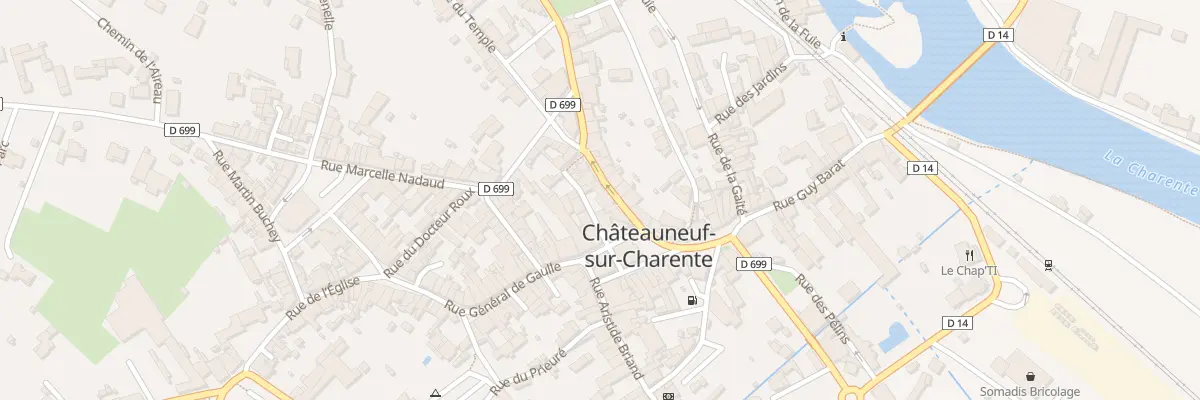 Plan du 5 Rue Ernest Monis à Châteauneuf-sur-Charente