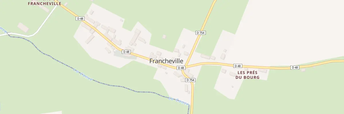 Plan du 41 Le Bourg à Francheville
