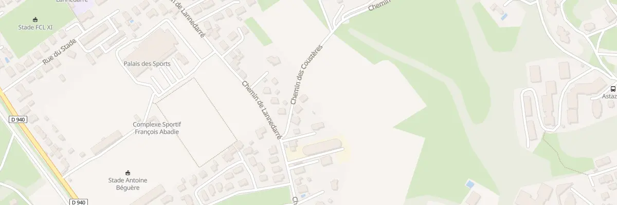Plan du 4 Che des Coustères à Lourdes