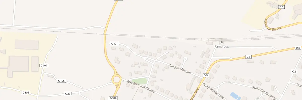 Plan du 14 Imp Bellevue à Pamproux