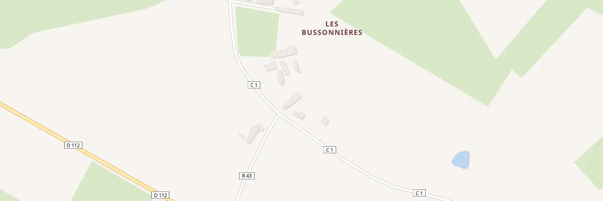 Plan du 2B Les Bussonnieres à Sougé-le-Ganelon