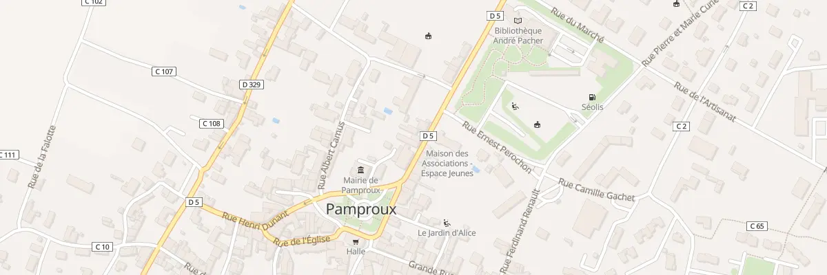 Plan du 3 Av de la Gare à Pamproux