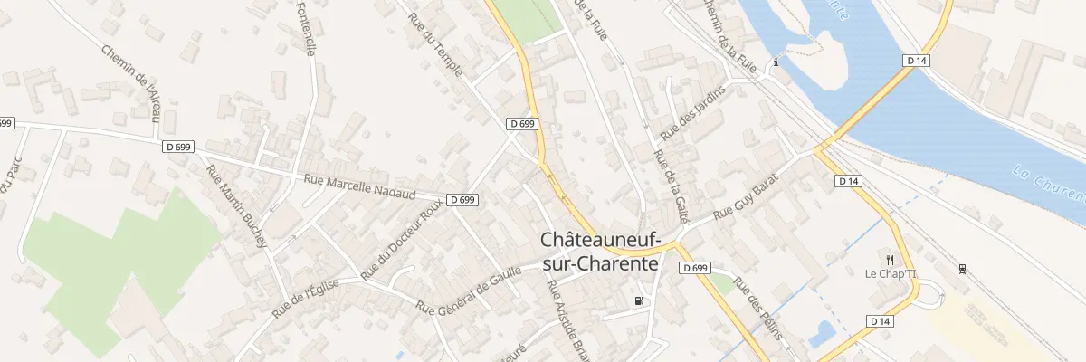 Plan du 11 Rue Ernest Monis à Châteauneuf-sur-Charente
