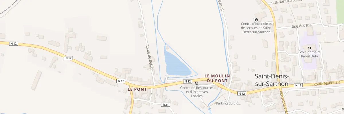 Plan du 26A Le Pont à Saint-Denis-sur-Sarthon