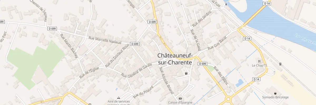 Plan du 6 Rue Froide à Châteauneuf-sur-Charente
