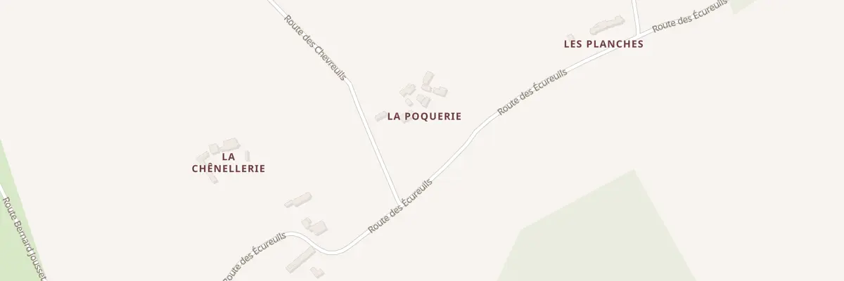 Plan du 5023 La Poquerie à La Lande-Chasles