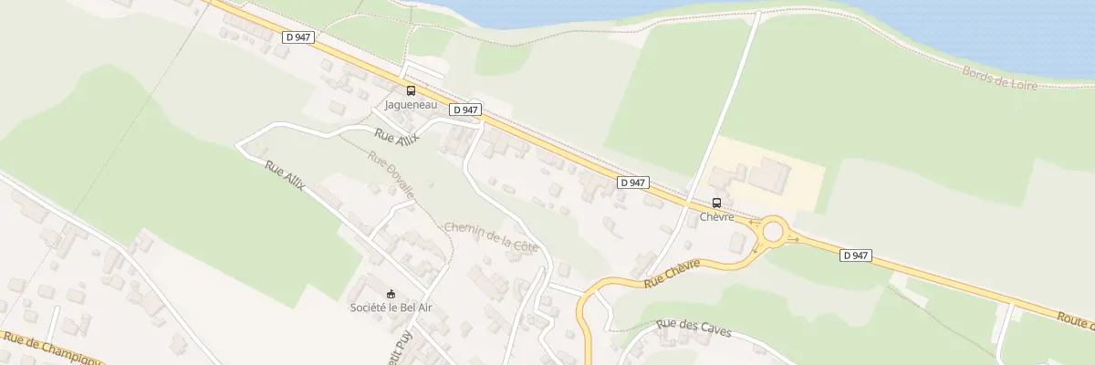 Plan du 313 Quai du Jagueneau à Saumur