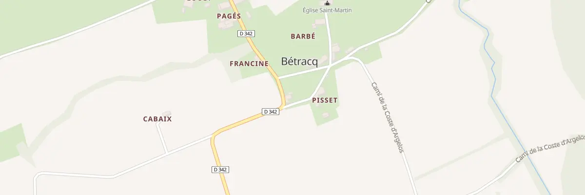 Plan du 1 Cami de Pisset à Bétracq