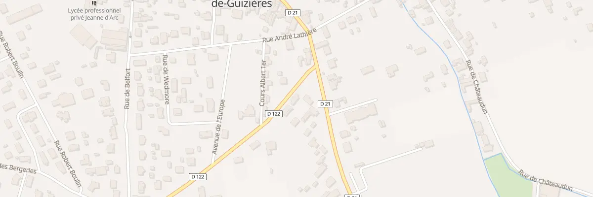 Plan du 1 Rue Marthe Vayron à Saint-Médard-de-Guizières