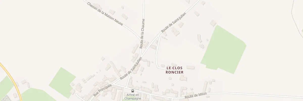 Plan du 10 Rte de Saint-Julien à Amné